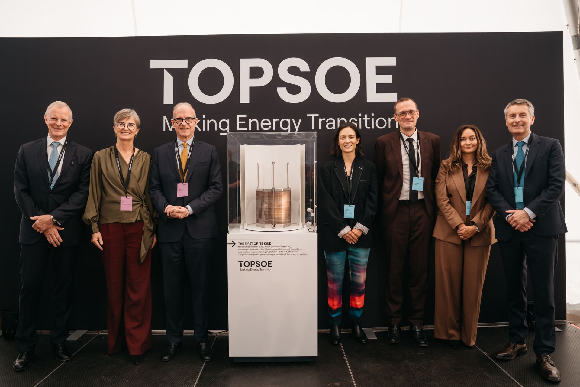 SOEC inauguration_Roeland Baan, Dorte West, Joel Moser, Christina Teng Topsøe, Kim Hedegaard, Sundus Ramli, Jakob Topsøe